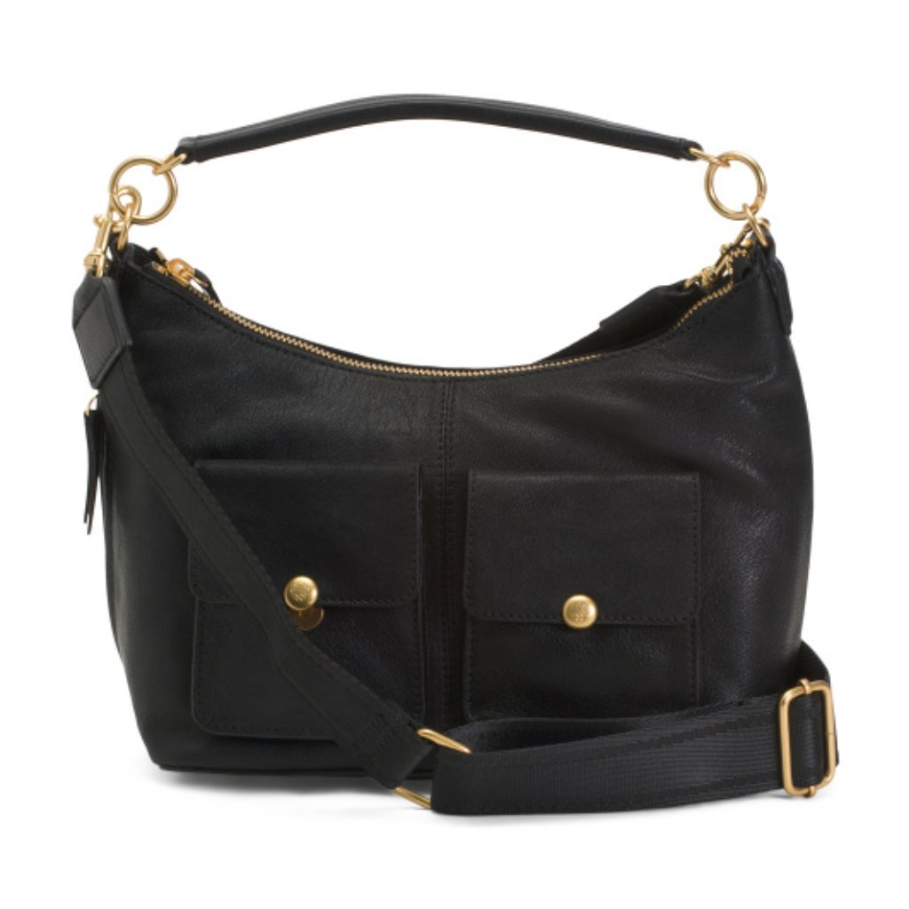 Vince Camuto Leather Carly Shoulder Bag With Shoulder Strap
